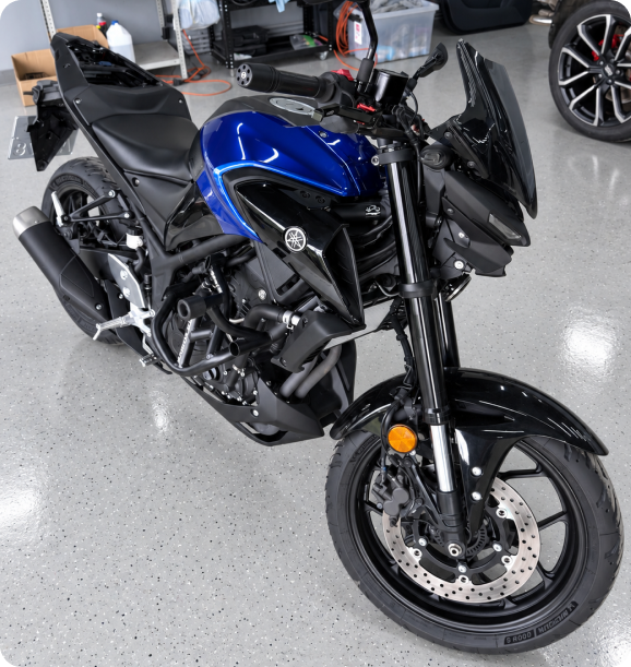 Yamaha MT после детейлинга